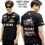 SUZUKI VANSON スズキ バンソン コラボ 天竺 半袖 Tシャツ smv-2502
