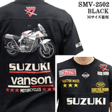 SUZUKI VANSON スズキ バンソン コラボ 天竺 半袖 Tシャツ smv-2502