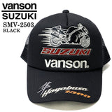 SUZUKI VANSON スズキ バンソン コラボ ツイルメッシュキャップ 帽子 smv-2503