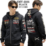 SUZUKI VANSON SWEATSHIRT F/Z PARKA HOODIE スズキ バンソン コラボ 裏毛 スウェット プルパーカー smv-2505