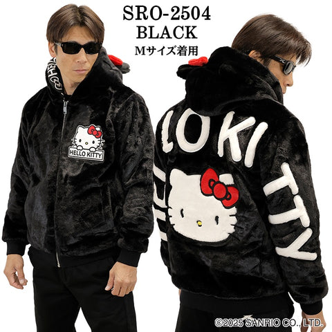 SANRIO CHARACTERS FUR JACKET HOODIE PARKA Hello Kitty サンリオ キティ ファー ジャケット パーカー sro-2504