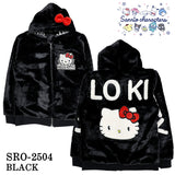 SANRIO CHARACTERS FUR JACKET HOODIE PARKA Hello Kitty サンリオ キティ ファー ジャケット パーカー sro-2504