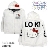 SANRIO CHARACTERS FUR JACKET HOODIE PARKA Hello Kitty サンリオ キティ ファー ジャケット パーカー sro-2504