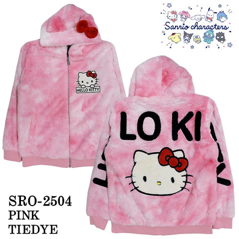SANRIO CHARACTERS FUR JACKET HOODIE PARKA Hello Kitty サンリオ キティ ファー ジャケット パーカー sro-2504
