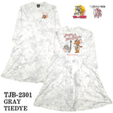 THE BRAVEMAN×TOM&JERRY トムジェリ コラボ 長袖 ロングワンピース tjb-2301