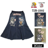 THE BRAVEMAN×TOM&JERRY トムジェリ コラボ ストレッチ デニムスカート tjb-2302