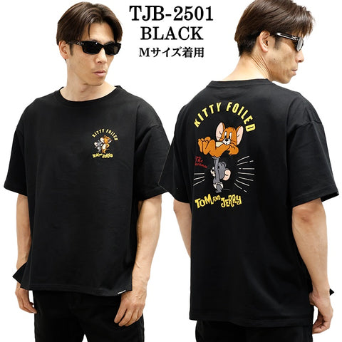 TOM&JERRY×THE BRAVEMAN トムとジェリー コラボ BIGシルエット 天竺 半袖TEE tjb-2501