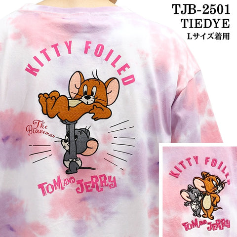 TOM&JERRY×THE BRAVEMAN トムとジェリー コラボ BIGシルエット 天竺 半袖TEE tjb-2501