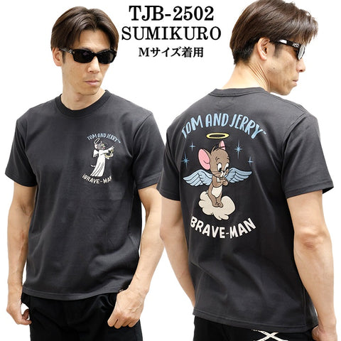 TOM&JERRY×THE BRAVEMAN トムとジェリー コラボ 天竺 半袖TEE tjb-2502