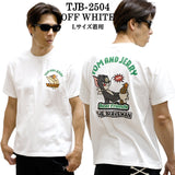 TOM&JERRY×THE BRAVEMAN トムとジェリー コラボ 天竺 半袖TEE tjb-2504