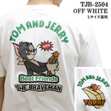 TOM&JERRY×THE BRAVEMAN トムとジェリー コラボ 天竺 半袖TEE tjb-2504