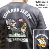 TOM&JERRY×THE BRAVEMAN トムとジェリー コラボ 天竺 半袖TEE tjb-2504