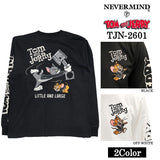 TOM&JERRY NEVERMIND TEE L/S T-SHIRT トムとジェリー ネバーマインド コラボ 天竺 ロンTEE 長袖Tシャツ tjn-2601