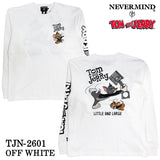 TOM&JERRY NEVERMIND TEE L/S T-SHIRT トムとジェリー ネバーマインド コラボ 天竺 ロンTEE 長袖Tシャツ tjn-2601