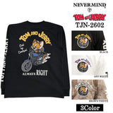 TOM&JERRY NEVERMIND TEE L/S T-SHIRT トムとジェリー ネバーマインド コラボ 天竺 ロンTEE 長袖Tシャツ tjn-2602