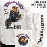 TOM&JERRY NEVERMIND TEE L/S T-SHIRT トムとジェリー ネバーマインド コラボ 天竺 ロンTEE 長袖Tシャツ tjn-2602