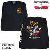 TOM&JERRY NEVERMIND TEE L/S T-SHIRT トムとジェリー ネバーマインド コラボ 天竺 ロンTEE 長袖Tシャツ tjn-2603