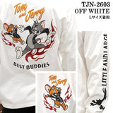 TOM&JERRY NEVERMIND TEE L/S T-SHIRT トムとジェリー ネバーマインド コラボ 天竺 ロンTEE 長袖Tシャツ tjn-2603