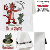 TOM&JERRY NEVERMIND TEE S/S T-SHIRT トムとジェリー ネバーマインド コラボ 天竺 半袖Tシャツ tjn-2604
