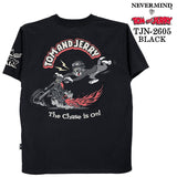 TOM&JERRY NEVERMIND TEE S/S T-SHIRT トムとジェリー ネバーマインド コラボ 天竺 半袖Tシャツ tjn-2605