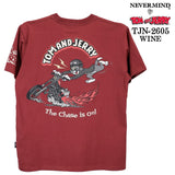 TOM&JERRY NEVERMIND TEE S/S T-SHIRT トムとジェリー ネバーマインド コラボ 天竺 半袖Tシャツ tjn-2605