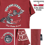 TOM&JERRY NEVERMIND TEE S/S T-SHIRT トムとジェリー ネバーマインド コラボ 天竺 半袖Tシャツ tjn-2605