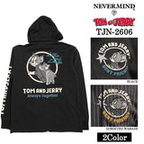 TOM&JERRY NEVERMIND LIGHT WEIGHT HOODIE F/Z PARKA トムとジェリー ネバーマインド コラボ 天竺 パーカー tjn-2606