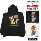TOM&JERRY NEVERMIND OVERSIZED HOODIE SWEATSHIRTS F/Z PARKA トムとジェリー ネバーマインド コラボ 裏毛 パーカー tjn-2607