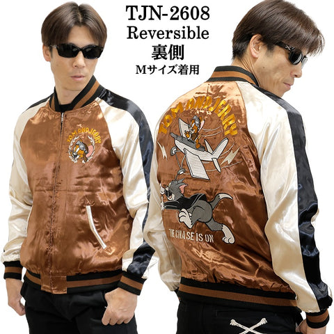 TOM&JERRY NEVERMIND REVERSIBLE SOUVENIR JACKET SKA トムとジェリー