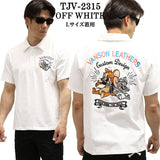 VANSON×TOM&JERRY バンソン トム＆ジェリー 天竺半袖ポロシャツ tjv-2315