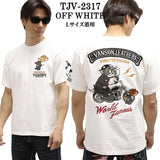 VANSON×TOM&JERRY バンソン トム＆ジェリー 天竺 半袖Tシャツ tjv-2317