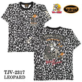 VANSON×TOM&JERRY バンソン トム＆ジェリー 天竺 半袖Tシャツ tjv-2317