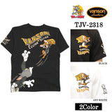 VANSON×TOM&JERRY バンソン トム＆ジェリー 天竺 半袖Tシャツ tjv-2318