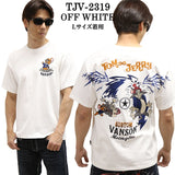 VANSON×TOM&JERRY バンソン トム＆ジェリー 天竺 半袖Tシャツ tjv-2319