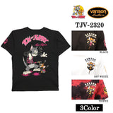 VANSON×TOM&JERRY バンソン トム＆ジェリー 天竺半袖Tシャツ tjv-2320