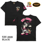 VANSON×TOM&JERRY バンソン トム＆ジェリー 天竺半袖Tシャツ tjv-2320