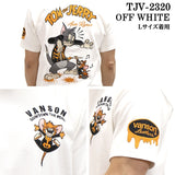 VANSON×TOM&JERRY バンソン トム＆ジェリー 天竺半袖Tシャツ tjv-2320