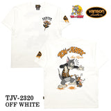 VANSON×TOM&JERRY バンソン トム＆ジェリー 天竺半袖Tシャツ tjv-2320