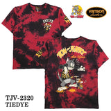 VANSON×TOM&JERRY バンソン トム＆ジェリー 天竺半袖Tシャツ tjv-2320