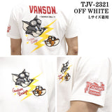 VANSON×TOM&JERRY バンソン トム＆ジェリー 天竺 半袖Tシャツ tjv-2321