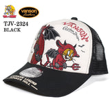 VANSON×TOM&JERRY バンソン トム＆ジェリー ツイルメッシュキャップ 帽子 tjv-2324