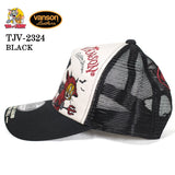 VANSON×TOM&JERRY バンソン トム＆ジェリー ツイルメッシュキャップ 帽子 tjv-2324