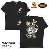 VANSON×TOM&JERRY バンソン トム＆ジェリー コラボTee 天竺半袖Tシャツ tjv-2325