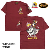 VANSON×TOM&JERRY バンソン トム＆ジェリー コラボTee 天竺半袖Tシャツ tjv-2325