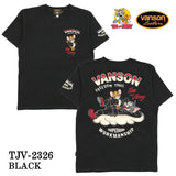 VANSON×TOM&JERRY バンソン トム＆ジェリー コラボTee 天竺半袖Tシャツ tjv-2326