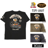 VANSON×TOM&JERRY バンソン トム＆ジェリー コラボTee 天竺半袖Tシャツ tjv-2327