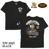 VANSON×TOM&JERRY バンソン トム＆ジェリー コラボTee 天竺半袖Tシャツ tjv-2327