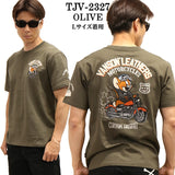 VANSON×TOM&JERRY バンソン トム＆ジェリー コラボTee 天竺半袖Tシャツ tjv-2327