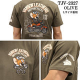 VANSON×TOM&JERRY バンソン トム＆ジェリー コラボTee 天竺半袖Tシャツ tjv-2327