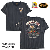 VANSON×TOM&JERRY バンソン トム＆ジェリー コラボTee 天竺半袖Tシャツ tjv-2327